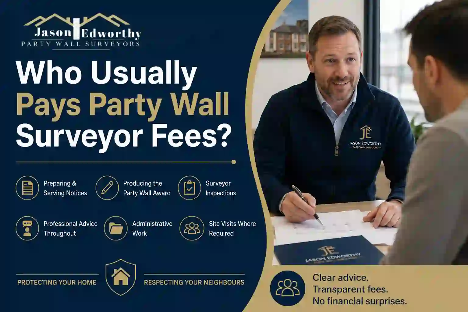 Who Usually Pays Party Wall Surveyor Fees Witham?